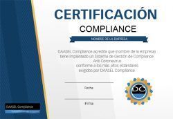 Certificación de compliance anticoronavirico para empresas DIPLOMA V DC 605 copy